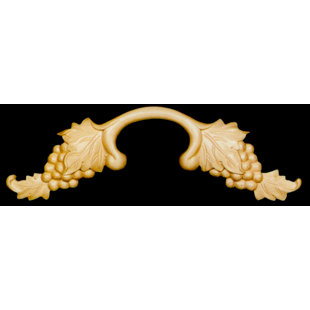 ALSTON INC. 3.75'' H x 20'' W x 1'' D Wood Onlay Scroll