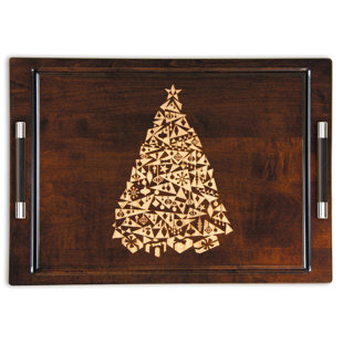 MARTINS HOMEWARES Solid Wood Tray