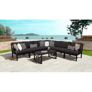 KATHY IRELAND HOMES & GARDENS BY TK CLASSICS Madison 8 Piece Sectional Seating Group with Cushions