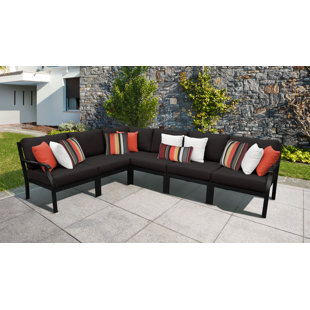 KATHY IRELAND HOMES & GARDENS BY TK CLASSICS Madison 6 Piece Sectional Seating Group with Cushions