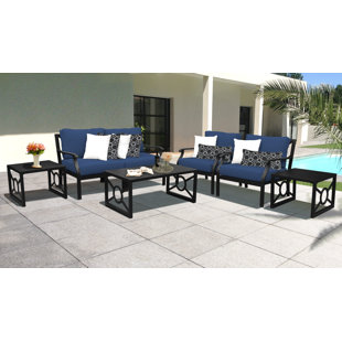 KATHY IRELAND HOMES & GARDENS BY TK CLASSICS Madison 7 Piece Sectional Seating Group with Cushions