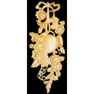 ALSTON INC. 6.5'' H x 20'' W x 0.88'' D Wood Onlay Scroll