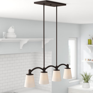 LARK MANOR™ Alejandre 4 - Light Kitchen Island Pendant