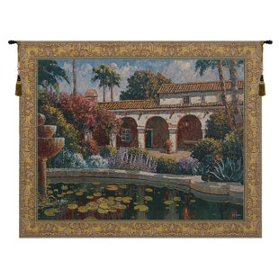 CHARLOTTE HOME FURNISHINGS Loom Woven Cotton Blend Wall Hanging