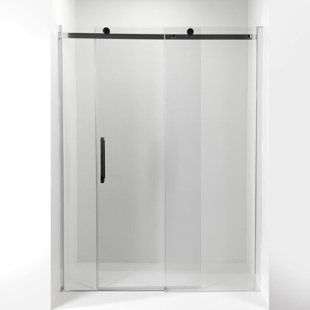 AMLUXX Tidy 60" x 78" Bypass Frameless Shower Door