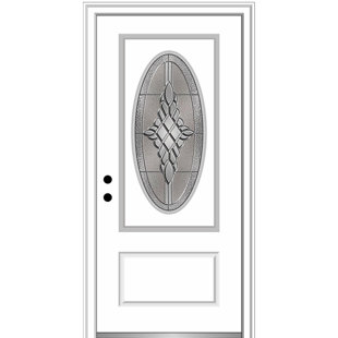 MMI DOOR 36'' x 80'' Fiberglass Front Entry Doors