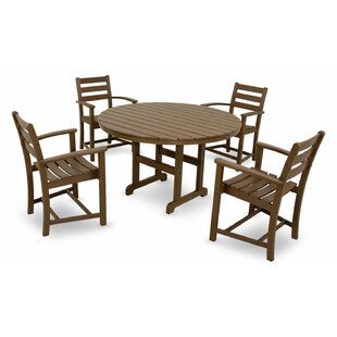 TREX OUTDOOR Monterey Bay 5-Piece Round Dining Set