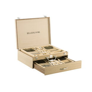 ClassicLiving Waynesboro 72 Piece Stainless Steel Cutlery Set , Service for 10