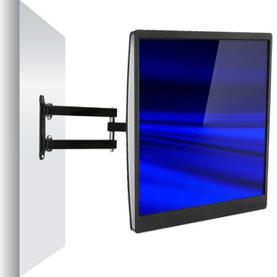 Mount-It! Full Motion TV Wall Mount | LCD, LED, 4K TV Swivel Bracket For 23 - 55 Inch Screen Sizes