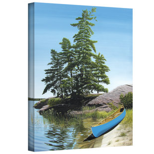 ARTWALL " Canoe On Georgian Bay " by Ken Kirsch