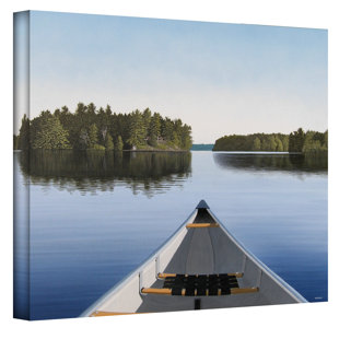 ARTWALL Paddle Muskoka by Ken Kirsch - Wrapped Canvas Graphic Art Print