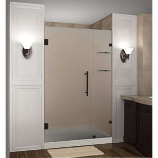 ASTON Nautis GS 65.25" - 66.25" x 72" Hinged Frameless Shower Door