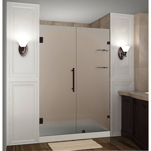 ASTON Nautis GS 76" H Hinged Frameless Shower Door