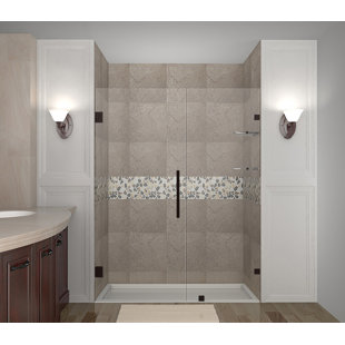 ASTON Nautis GS 67.25" - 68.25" x 72" Hinged Frameless Shower Door