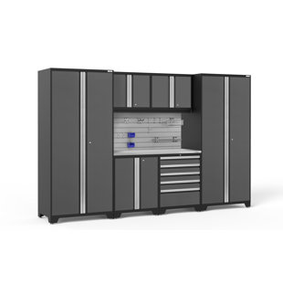 NEWAGE PRODUCTS Pro Series 7 Piece Steel Garage Storage System