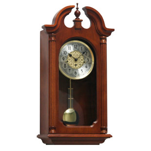 HERMLE BLACK FOREST CLOCKS Hopewell Wood Wall Clock