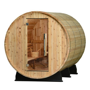 Almost Heaven Saunas Princeton 6 - Person Traditional Steam Sauna in Cedar