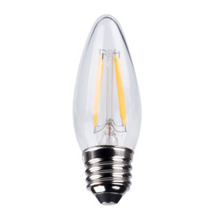 GLOBE ELECTRIC COMPANY 40 Watt Equivalent B11 E26/Medium (Standard) Dimmable 2700K LED Bulb