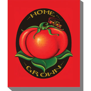 WEST OF THE WIND OUTDOOR CANVAS ART Home Grown Framed Graphic Art on Wrapped Canvas