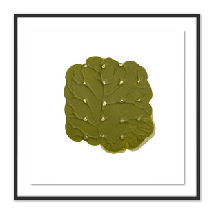 FOUR HANDS ART STUDIO Green Golden " Green Golden Imprint 1 " by Anne Mersmann