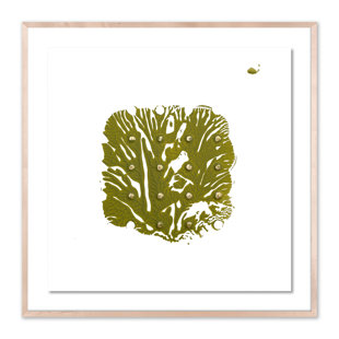 FOUR HANDS ART STUDIO Green Golden " Green Golden Imprint 7 " by Anne Mersmann