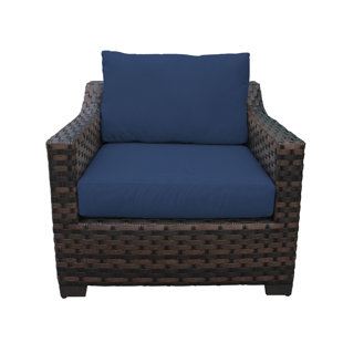 KATHY IRELAND HOMES & GARDENS BY TK CLASSICS River Brook Patio Chair with Cushions