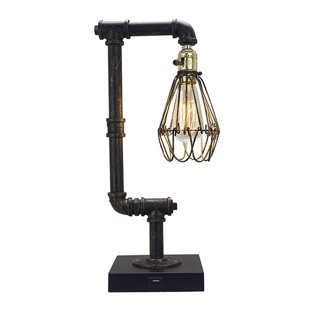 WILLISTON FORGE Muniz Metal USB Desk Lamp