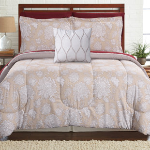 MODERN THREADS Printed Reversible Comforter Set