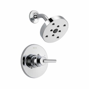 DELTA Trinsic 14 Series Single-Function Shower Faucet Set, H2Okinetic Shower Valve Trim Kit