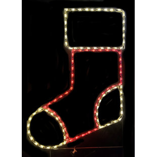 LORI'S LIGHTED D'LITES Christmas Stocking Lighted Display