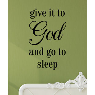 BELVEDERE DESIGNS LLC Give it to God Wall Decal