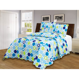 GLORY HOME DESIGN Delilah Dots Quilt Set