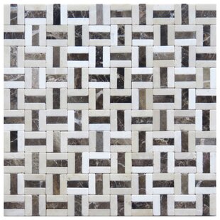 NOVOTILESTUDIO Firenze 1.25" x 1.25" Marble Mosaic Wall & Floor Tile