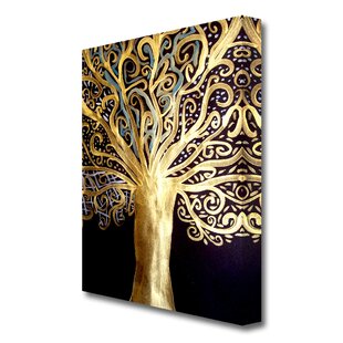 EAST URBAN HOME The Golden Tree Of Life by Gustav Klimt - Wrapped Canvas Print