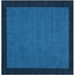 BREAKWATER BAY Southbury Hand Loomed Wool Solid Color Rug