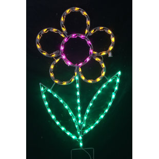 LORI'S LIGHTED D'LITES Large Daisy Spring Holiday Lighted Display