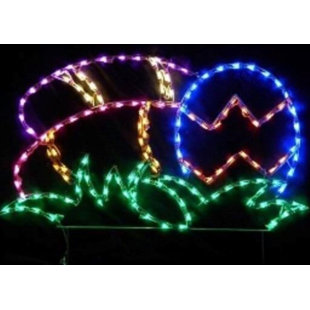 LORI'S LIGHTED D'LITES Easter Eggs in Grass Holiday Lighted Display