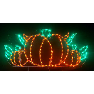 LORI'S LIGHTED D'LITES Pumpkin Patch Thanksgiving Fall Halloween Holiday Lighted Display