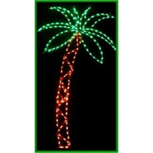 LORI'S LIGHTED D'LITES Large Palm Tree Nautical Holiday Lighted Display