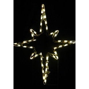 LORI'S LIGHTED D'LITES Hanging Small Nativity Star Christmas Holiday Lighted Display