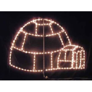 LORI'S LIGHTED D'LITES Igloo Christmas Holiday Lighted Display
