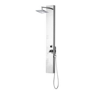 AGUA CANADA Pressure Balanced Diverter Adjustable Shower Head Shower Panel