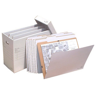 ADVANCED ORGANIZING SYSTEMS Cardboard Flat Files Box