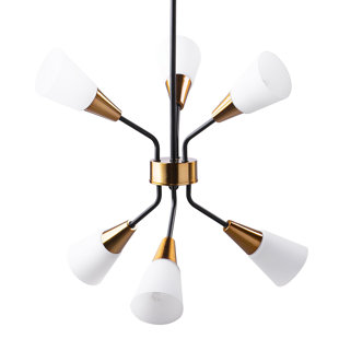 CORRIGAN STUDIO Ungewöhnliche Pendelleuchte 6-flammig Brooke