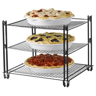 Nifty Home Products Non-Stick Steel Baker's Rack