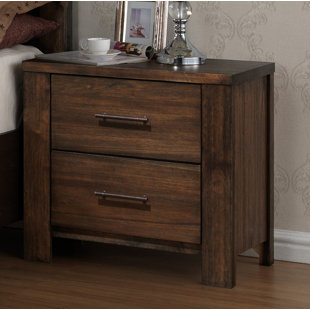 MILLWOOD PINES Rooker 2 - Drawer Nightstand in Brown