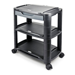 ALERA® 24.75'' H x 21.75'' W Printer Stand with Wheels