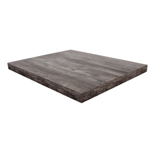 Midtown BFM Seating Manufactured Wood Rectangular Square Edge Table Top