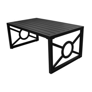 KATHY IRELAND HOMES & GARDENS BY TK CLASSICS Madison Rectangular Metal Outdoor Coffee Table