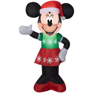 GEMMY INDUSTRIES Disney Mouse in Snowflake Dress Inflatable